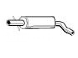 WALKER 21903 vidurinis duslintuvas 
 Išmetimo sistema -> Duslintuvas
1J0253209C, 1J0253209D, 1J0253209C