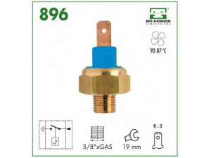 MTE-THOMSON 896 temperatūros jungiklis, radiatoriaus ventiliatorius 
 Aušinimo sistema -> Siuntimo blokas, aušinimo skysčio temperatūra
83430-87208-000, 83430-87215-000