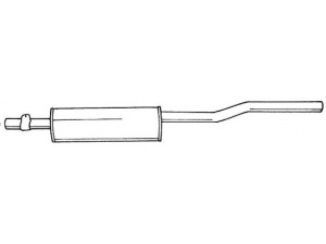 AKS DASIS SG11409 vidurinis duslintuvas