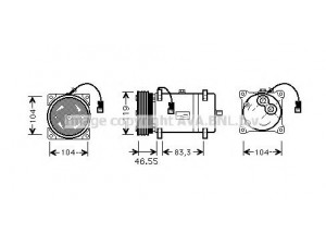 AVA QUALITY COOLING CNK161 kompresorius, oro kondicionierius 
 Oro kondicionavimas -> Kompresorius/dalys
6453FE, 6453GA, 6453L5, 6453TJ