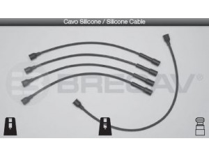 BRECAV 11.407 uždegimo laido komplektas 
 Kibirkšties / kaitinamasis uždegimas -> Uždegimo laidai/jungtys