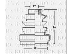 BORG & BECK BCB2445 gofruotoji membrana, kardaninis velenas 
 Ratų pavara -> Gofruotoji membrana
6028751