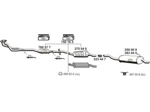 ERNST 020097 išmetimo sistema 
 Išmetimo sistema -> Išmetimo sistema, visa