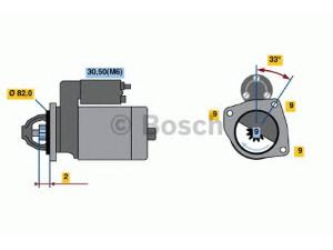 BOSCH 0 001 109 267 starteris
35 53 2055F