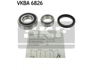 SKF VKBA 6826 rato guolio komplektas 
 Ašies montavimas/vairavimo mechanizmas/ratai -> Rato stebulė/montavimas -> Rato guolis
MB 092185, 08123-62067, 09262-30030