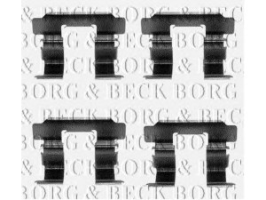 BORG & BECK BBK1148 priedų komplektas, diskinių stabdžių trinkelės 
 Stabdžių sistema -> Diskinis stabdys -> Stabdžių dalys/priedai