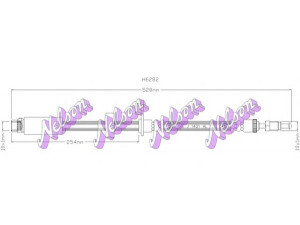 Brovex-Nelson H6282 stabdžių žarnelė 
 Stabdžių sistema -> Stabdžių žarnelės
4806G1, 4806G1