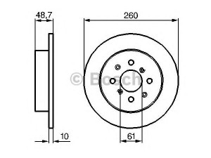 BOSCH 0 986 479 014 stabdžių diskas 
 Dviratė transporto priemonės -> Stabdžių sistema -> Stabdžių diskai / priedai
42510-S5A-000, 42510-S5A-A00, 42510-S6D-E00