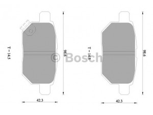 BOSCH 0 986 AB1 453 stabdžių trinkelių rinkinys, diskinis stabdys 
 Techninės priežiūros dalys -> Papildomas remontas
04466 12130, 04466 52070, 04466 52120