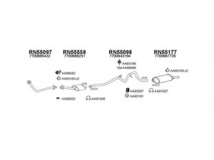 VENEPORTE 550422 išmetimo sistema 
 Išmetimo sistema -> Išmetimo sistema, visa