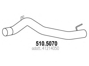 ASSO 510.5070 išleidimo kolektorius 
 Išmetimo sistema -> Išmetimo vamzdžiai
41214050