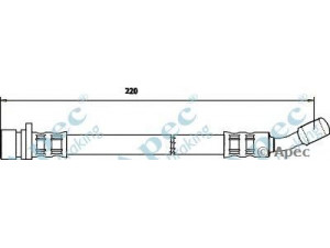 APEC braking HOS3145 stabdžių žarnelė 
 Stabdžių sistema -> Stabdžių žarnelės
46431SE0931, 46431SE0932, 46431SE0933