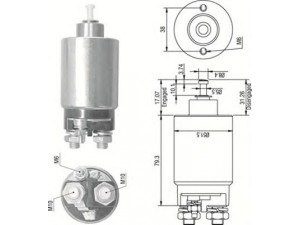 MAGNETI MARELLI 940113050267 solenoidinis jungiklis, starteris
1C3U11000AA