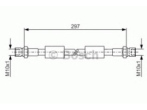 BOSCH 1 987 476 380 stabdžių žarnelė 
 Stabdžių sistema -> Stabdžių žarnelės
GBH 616, 113 611 701 E, 113 611 775 C