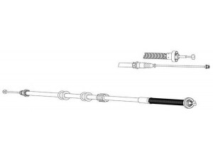 KAWE FA02290 trosas, stovėjimo stabdys 
 Stabdžių sistema -> Valdymo svirtys/trosai
55704104, 51844531, 55704104