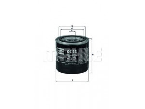 KNECHT OC 23 alyvos filtras 
 Techninės priežiūros dalys -> Techninės priežiūros intervalai
0141151110, 3357461, 4371582, 135000