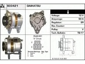 EDR 933421 kintamosios srovės generatorius 
 Elektros įranga -> Kint. sr. generatorius/dalys -> Kintamosios srovės generatorius