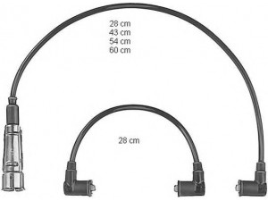 BERU ZE590 uždegimo laido komplektas 
 Kibirkšties / kaitinamasis uždegimas -> Uždegimo laidai/jungtys