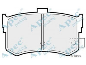 APEC braking PAD701 stabdžių trinkelių rinkinys, diskinis stabdys 
 Techninės priežiūros dalys -> Papildomas remontas
34A0058302, 34A0058302, 43022SG9000