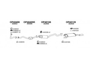 VENEPORTE 400462 išmetimo sistema 
 Išmetimo sistema -> Išmetimo sistema, visa