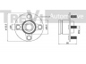 TREVI AUTOMOTIVE WB2235 rato guolio komplektas 
 Ašies montavimas/vairavimo mechanizmas/ratai -> Rato stebulė/montavimas -> Rato guolis
42200SAAG01, 42200TF0N51