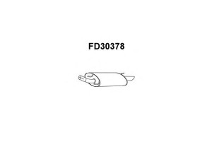 VENEPORTE FD30378 galinis duslintuvas 
 Išmetimo sistema -> Duslintuvas
1015799, 1015801, 1054731, 1065919