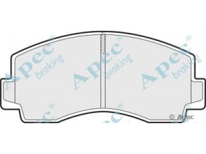 APEC braking PAD664 stabdžių trinkelių rinkinys, diskinis stabdys
898249280, 898249280A, 898249290