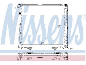 NISSENS 62748A radiatorius, variklio aušinimas
124 500 01 03, A1245000103