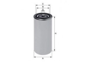 UNIFLUX FILTERS XN50 kuro filtras 
 Techninės priežiūros dalys -> Papildomas remontas
190 7460, 193 1100, 299 1585, 994 84067