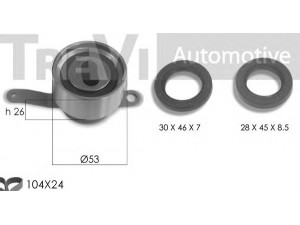 TREVI AUTOMOTIVE KD1430S paskirstymo diržo komplektas 
 Techninės priežiūros dalys -> Papildomas remontas