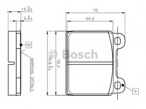 BOSCH 0 986 TB2 050 stabdžių trinkelių rinkinys, diskinis stabdys 
 Techninės priežiūros dalys -> Papildomas remontas
10541220530025, 10541220530030