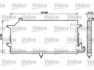 VALEO 817021 kondensatorius, oro kondicionierius 
 Oro kondicionavimas -> Kondensatorius
357820413B