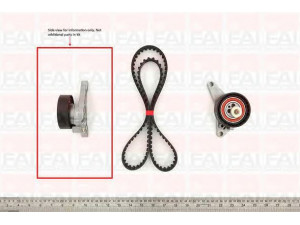 FAI AutoParts TBK60 paskirstymo diržo komplektas 
 Techninės priežiūros dalys -> Papildomas remontas