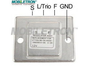 MOBILETRON VR-H2005-1 reguliatorius, kintamosios srovės generatorius
27700-26050, 27700-28030, 27700-38100