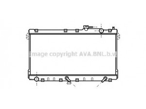 AVA QUALITY COOLING MZ2094 radiatorius, variklio aušinimas 
 Aušinimo sistema -> Radiatorius/alyvos aušintuvas -> Radiatorius/dalys
B64J15200A