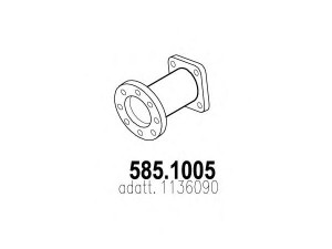 ASSO 585.1005 išleidimo kolektorius 
 Išmetimo sistema -> Išmetimo vamzdžiai
1136090