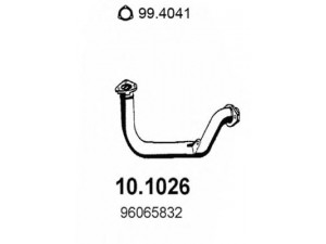 ASSO 10.1026 išleidimo kolektorius 
 Išmetimo sistema -> Išmetimo vamzdžiai
95639837, 96065832, 96639836, 96639837