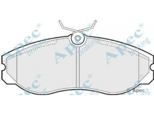 APEC braking PAD806 stabdžių trinkelių rinkinys, diskinis stabdys 
 Techninės priežiūros dalys -> Papildomas remontas
1954460, 1956495, 1957042, 410602X825