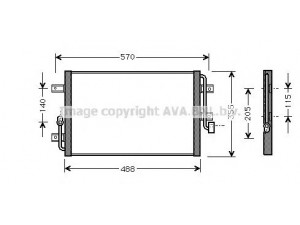 AVA QUALITY COOLING FT5246 kondensatorius, oro kondicionierius 
 Oro kondicionavimas -> Kondensatorius
46826681, 46826682