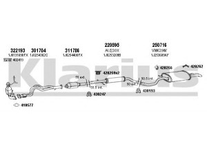 KLARIUS 931227E išmetimo sistema