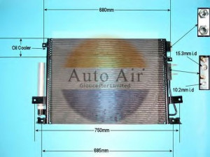 AUTO AIR GLOUCESTER 16-9644 kondensatorius, oro kondicionierius 
 Oro kondicionavimas -> Kondensatorius
1215477AA, 5175368AA