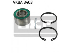 SKF VKBA 3403 rato guolio komplektas 
 Ašies montavimas/vairavimo mechanizmas/ratai -> Rato stebulė/montavimas -> Rato guolis
16 03 195, 3 28 106, 90447280, 90510544