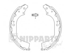NIPPARTS J3501045 stabdžių trinkelių komplektas 
 Techninės priežiūros dalys -> Papildomas remontas
44060-0W725, 44060-0W726, 44060-0W727