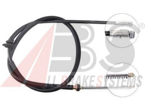 A.B.S. K10706 trosas, stovėjimo stabdys 
 Stabdžių sistema -> Valdymo svirtys/trosai
MB 256179