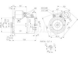 MAHLE ORIGINAL MM 124 elektrovariklis