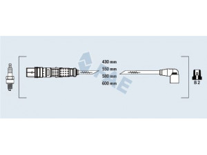 FAE 85871 uždegimo laido komplektas 
 Kibirkšties / kaitinamasis uždegimas -> Uždegimo laidai/jungtys
03F 905 409 B, 06A 035 281 A, 071 035 255 A