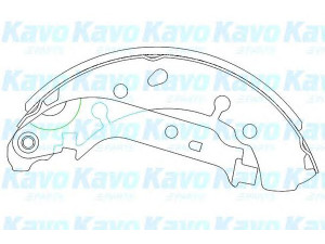 KAVO PARTS KBS-9906 stabdžių trinkelių komplektas 
 Techninės priežiūros dalys -> Papildomas remontas
044950D040, 044950D090
