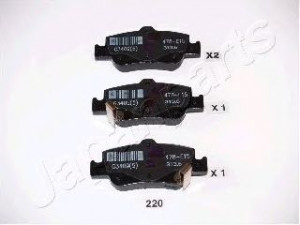 JAPANPARTS PP-220AF stabdžių trinkelių rinkinys, diskinis stabdys 
 Techninės priežiūros dalys -> Papildomas remontas
04466-02180, 04466-02181, 04466-02190