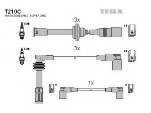 TESLA T210C uždegimo laido komplektas 
 Kibirkšties / kaitinamasis uždegimas -> Uždegimo laidai/jungtys
46439900, 60584943
