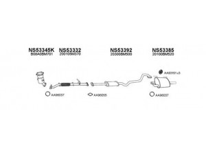 VENEPORTE 530123 išmetimo sistema 
 Išmetimo sistema -> Išmetimo sistema, visa